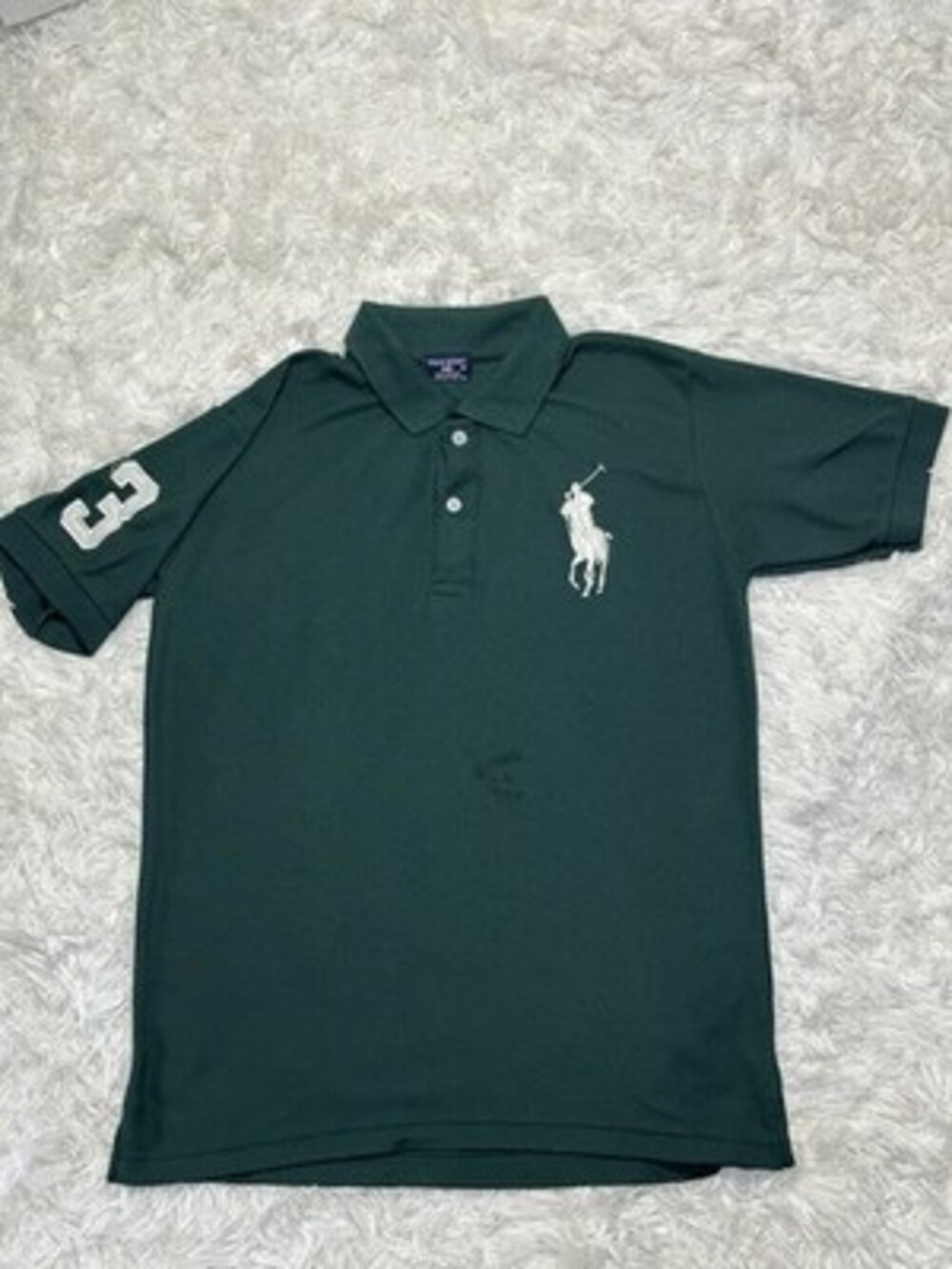 Vintage Set 3 Polo Ralph Lauren Polo Shirts Mens M Big Pony, Double Pony, Plaid - Picture 4 of 4